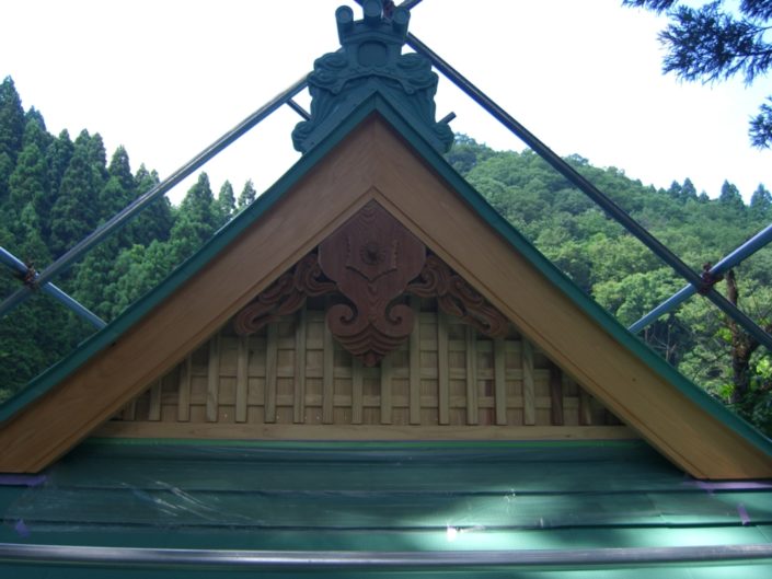 栃本神社（屋根修復・保全）