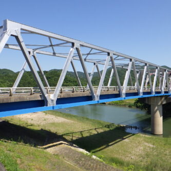 鋼塗装工事:日置橋橋梁補修工事